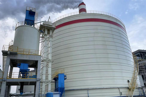 国能蓬菜电厂5万立方储灰罐