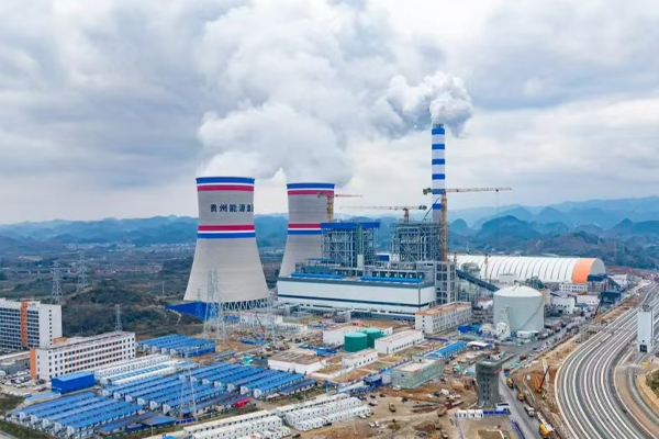 盘江普定燃煤发电6万立方粉煤灰储存钢板库