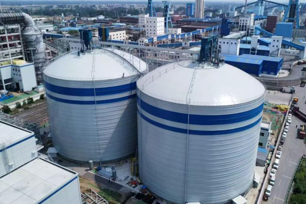 淮河能源谢桥电厂2×660MW超临界燃煤机组钢板灰仓