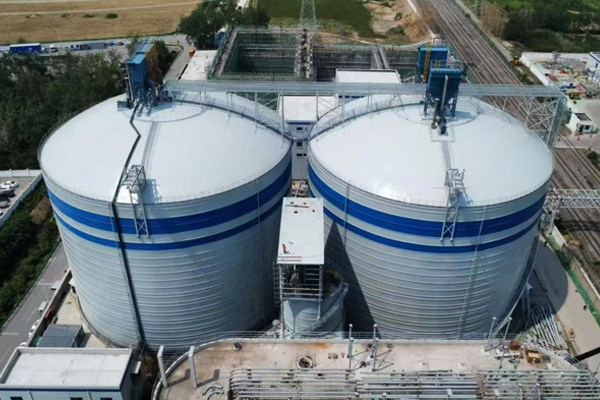 淮河能源谢桥电厂2×660MW超临界燃煤机组钢板灰仓