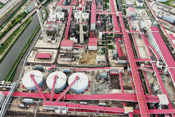 河北钢铁乐亭公司球团储存钢板库